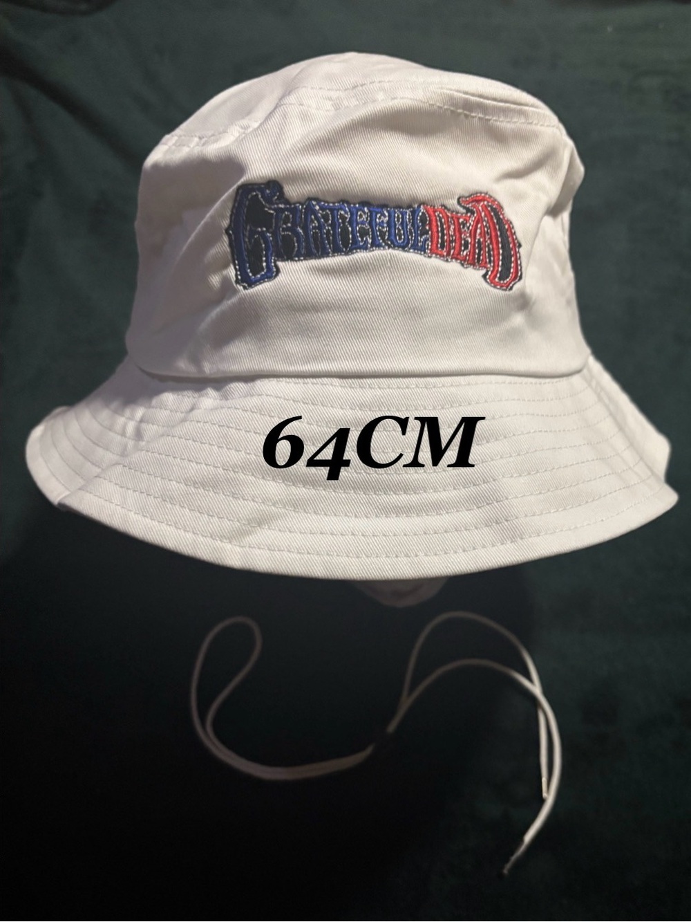Grateful Dead Summer Beach Oversized 64CM Bucket Hat For Men/Women Fisherman Cap